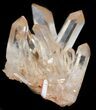 Tangerine Quartz Crystal Cluster - Madagascar #36209-1